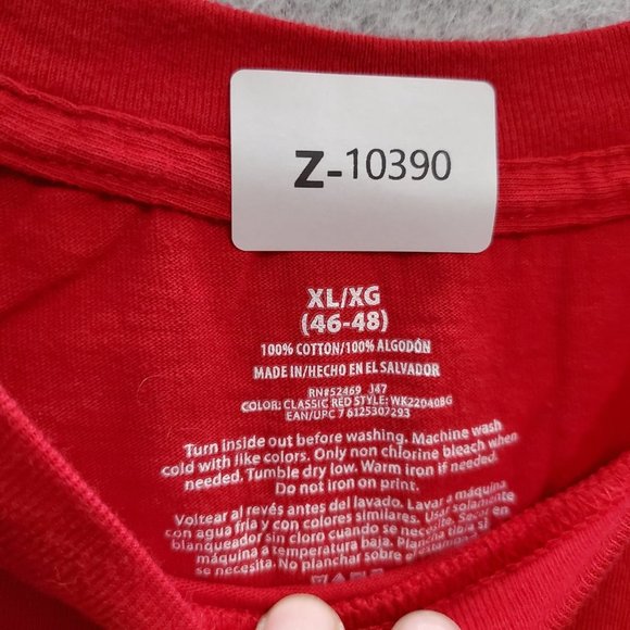 American Rider Men Shirt Tank‎ Top XL Red USA Motorcycle Powered by Freedom - Picture 2 of 6